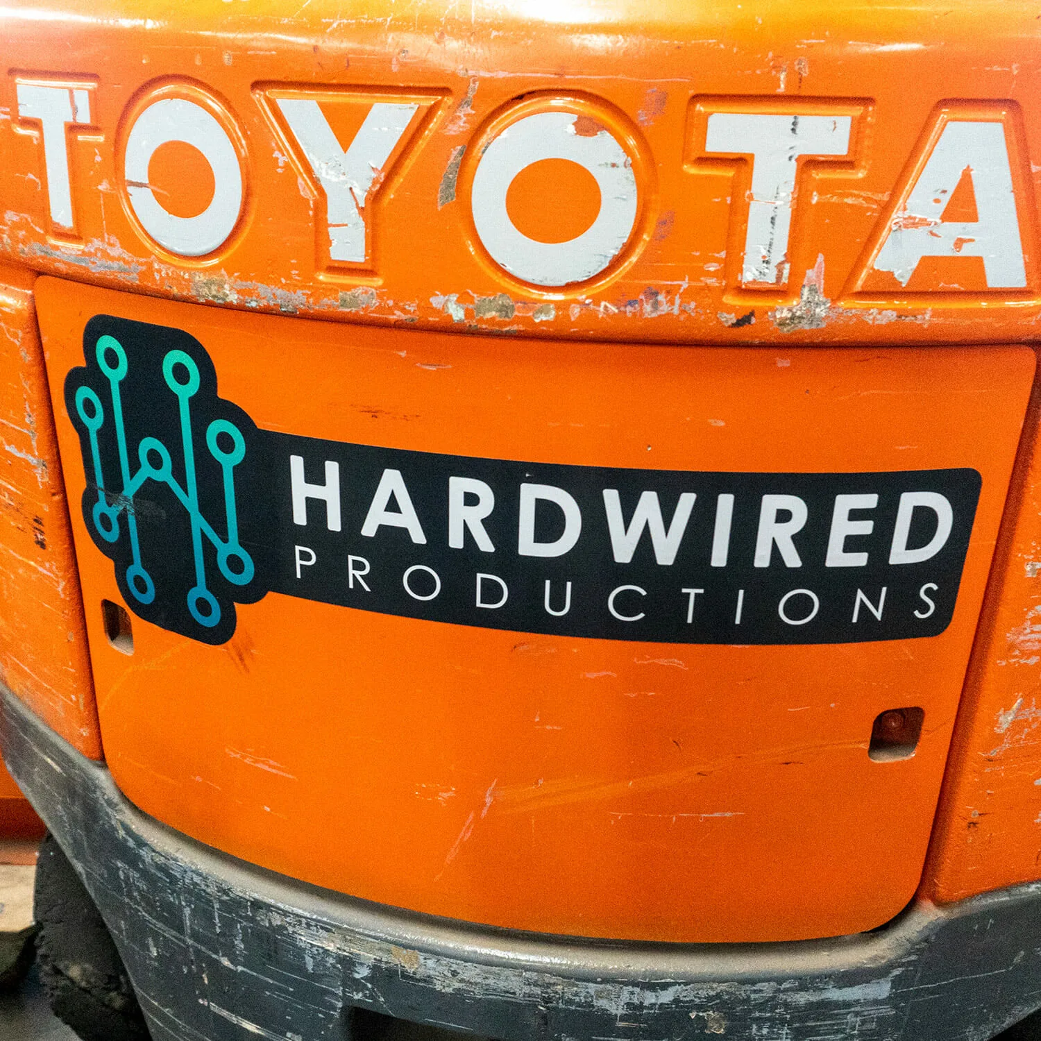 Hardwired Forklift Decal